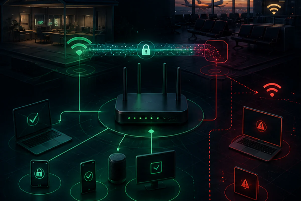 Secure home and travel networks with explicit boundaries